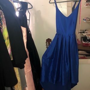 Long blue dress